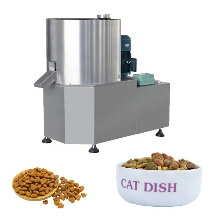 Manufacturing equipment pet food making extruder machine pet food processing line