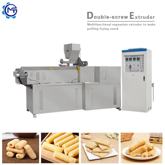 100-150 Kg/h Puff Snack Food Extrusion Equipment Puff Machine Core Filling Extruder Machine