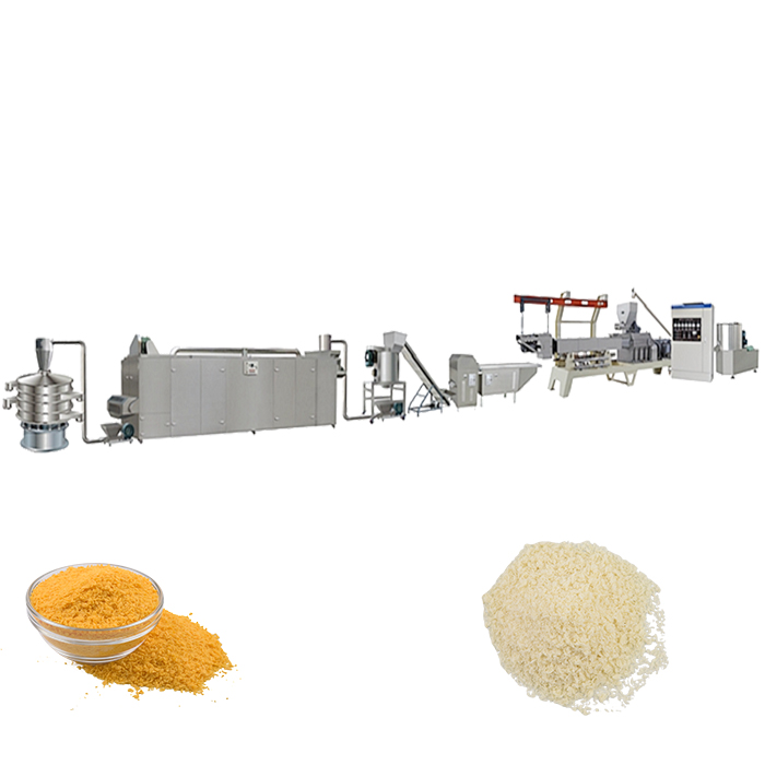 Full Automatic Breadcrumb Processing Machine Extruder Panko Bread Crumbs Machine
