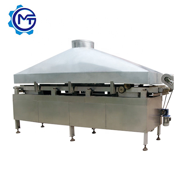 Automatic continuous food snack fryer