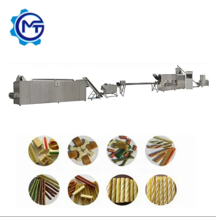 Commercial chewing/jam center pet food production machinery