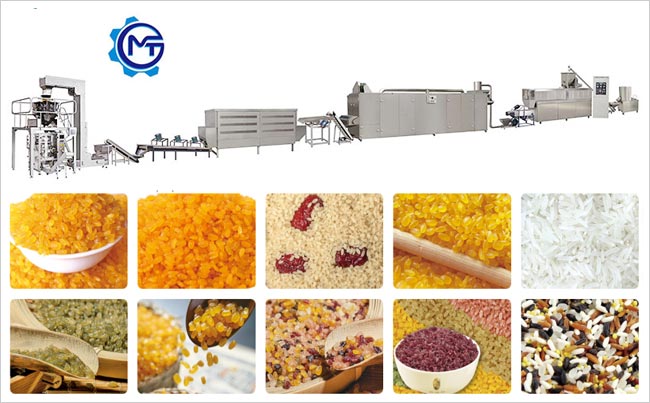 Composition of Nutrition rice production line