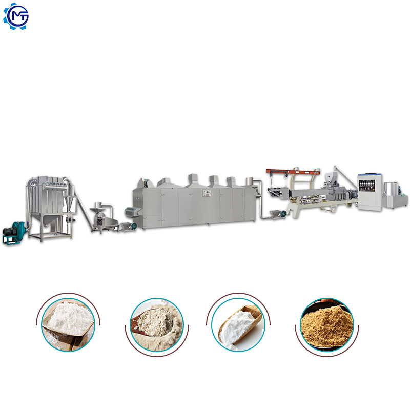 CE Certificate Food Process Line Instant Maize Flour Baby Food Equipment Nutritional Powder Machine