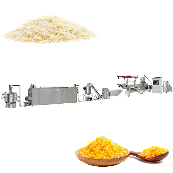 Full Automatic Breadcrumb Processing Machine Extruder Panko Bread Crumbs Machine